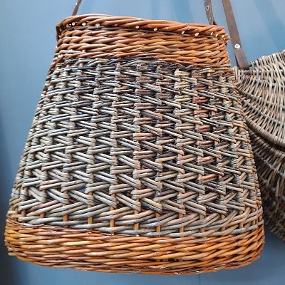 Zig zag handbag basket